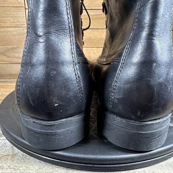 Addison Shoe Co. Steel Toe Men’s Size 9D Military Combat Black Boots USA Made - Picture 5 of 10